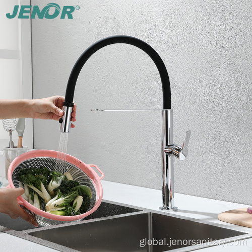 Pull-Out Hot And Cold Kitchen Faucet Hot Selling Mixing Pull Out Kitchen Faucet Supplier